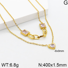 Stainless Steel Necklace  5N4001841vbpb-434
