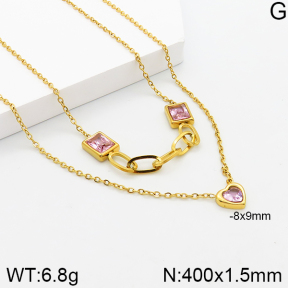 Stainless Steel Necklace  5N4001842vbpb-434