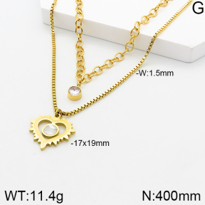 Stainless Steel Necklace  5N4001844bbov-434