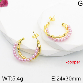 Fashion Copper Earrings  F5E300366bbov-J165