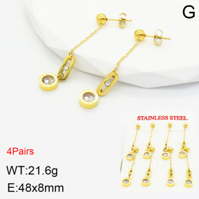 Stainless Steel Earrings  2E4002744ajvb-499