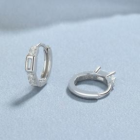 925 Silver Earrings  WT:1.46g  12*11mm  JE5578vhnm-Y06
