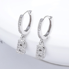 925 Silver Earrings  WT:1.9g  4.6*20.5mm  JE5590aikm-Y06