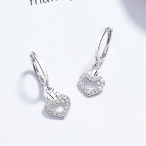 925 Silver Earrings  WT:1.48g  8*21.2mm  JE5598vhpo-Y06