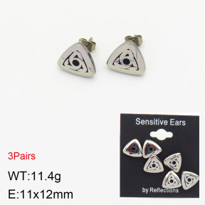Stainless Steel Earrings  2E2002768ablb-658