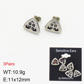 Stainless Steel Earrings  2E2002772ablb-658