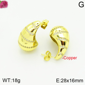 Fashion Copper Earrings  F2E401073bbov-J40