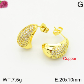 Fashion Copper Earrings  F2E401089bbov-J40