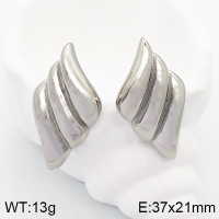 Stainless Steel Earrings  Handmade Polished  5E2003316vbpb-066