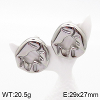 Stainless Steel Earrings  Handmade Polished  5E2003318bhva-066