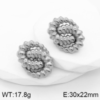 Stainless Steel Earrings  Handmade Polished  5E2003324bhva-066
