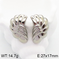 Stainless Steel Earrings  Handmade Polished  5E2003336bhva-066