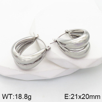 Stainless Steel Earrings  Handmade Polished  5E2003350bhva-066