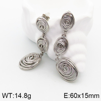 Stainless Steel Earrings  Handmade Polished  5E2003352bhia-066