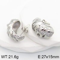 Stainless Steel Earrings  Handmade Polished  5E2003354bhva-066
