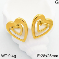 Stainless Steel Earrings  Handmade Polished  5E2003361bhia-066