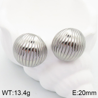 Stainless Steel Earrings  Handmade Polished  5E2003364vbpb-066