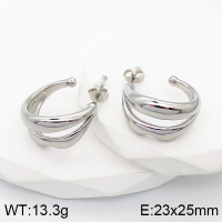 Stainless Steel Earrings  Handmade Polished  5E2003368vbpb-066