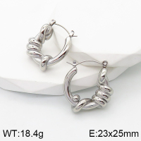 Stainless Steel Earrings  Handmade Polished  5E2003374bhva-066