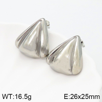 Stainless Steel Earrings  Handmade Polished  5E2003406bhva-066
