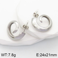Stainless Steel Earrings  Handmade Polished  5E2003410bhva-066