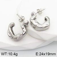 Stainless Steel Earrings  Handmade Polished  5E2003411vbpb-066
