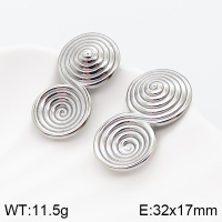Stainless Steel Earrings  Handmade Polished  5E2003415vbpb-066