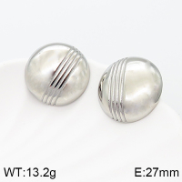 Stainless Steel Earrings  Handmade Polished  5E2003416bbov-066