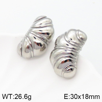 Stainless Steel Earrings  Handmade Polished  5E2003418bhva-066
