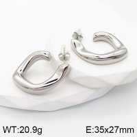 Stainless Steel Earrings  Handmade Polished  5E2003423bhva-066