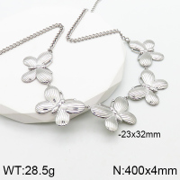 Stainless Steel Necklace  Handmade Polished  5N2000996ahlv-066