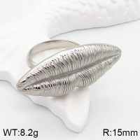 Stainless Steel Ring  6-8#  Handmade Polished  5R2002445bhva-066