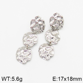 Stainless Steel Earrings  Handmade Polished  5E2002655bhva-066