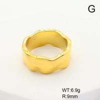 Stainless Steel Ring  6-8#  Handmade Polished  6R2001316bhva-066