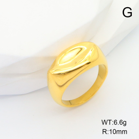 Stainless Steel Ring  6-8#  Handmade Polished  6R2001331bhva-066