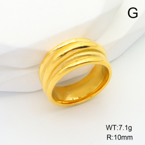 Stainless Steel Ring  6-8#  Handmade Polished  6R2001334bhva-066