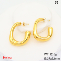 Stainless Steel Earrings  Handmade Polished  GEE001255ahlv-066