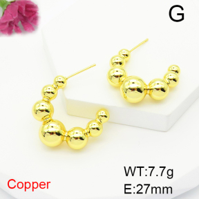 Fashion Copper Earrings  F6E200427vbnb-L017