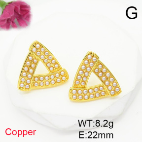 Fashion Copper Earrings  F6E301732bbov-L017