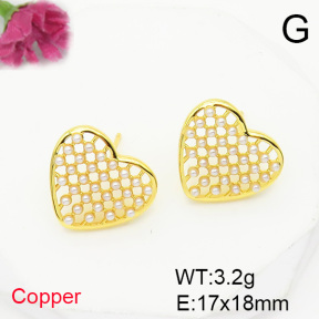 Fashion Copper Earrings  F6E301734bbov-L017