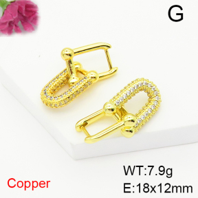 Fashion Copper Earrings  F6E404759bhva-L017
