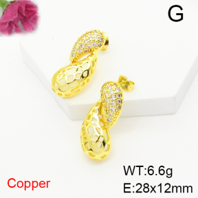 Fashion Copper Earrings  F6E404767vbnb-L017