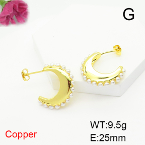 Fashion Copper Earrings  F6E404774bbov-L017