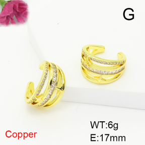 Fashion Copper Earrings  F6E404778bbov-L017