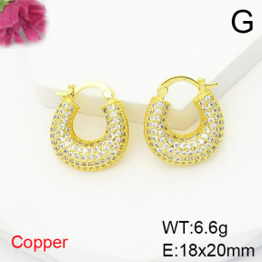 Fashion Copper Earrings  F6E404807bbov-L017