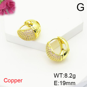 Fashion Copper Earrings  F6E404808bbov-L017