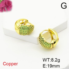 Fashion Copper Earrings  F6E404810bbov-L017