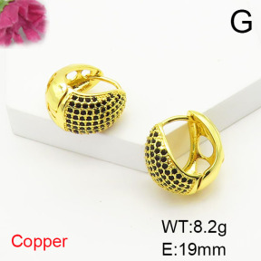 Fashion Copper Earrings  F6E404811bbov-L017