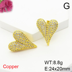 Fashion Copper Earrings  F6E404812bhva-L017