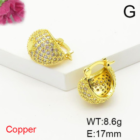 Fashion Copper Earrings  F6E404814bbov-L017